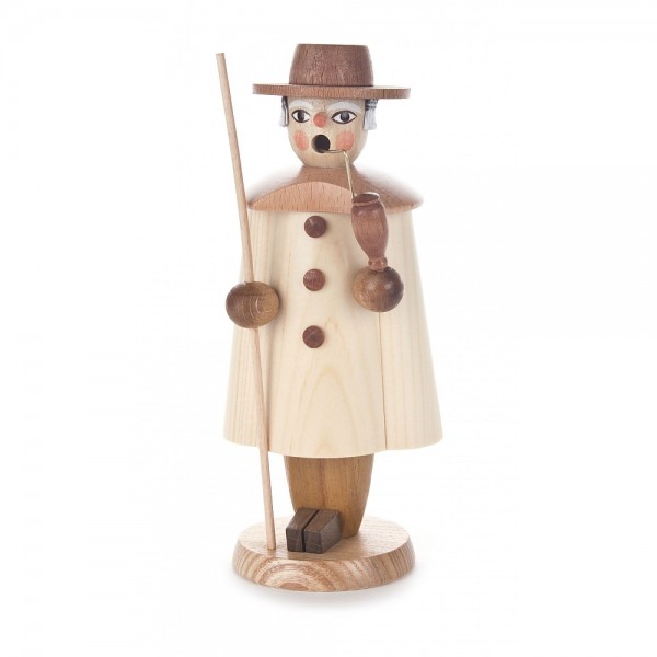 Dregeno Erzgebirge - Räuchermann Schäfer, natur - 17cm