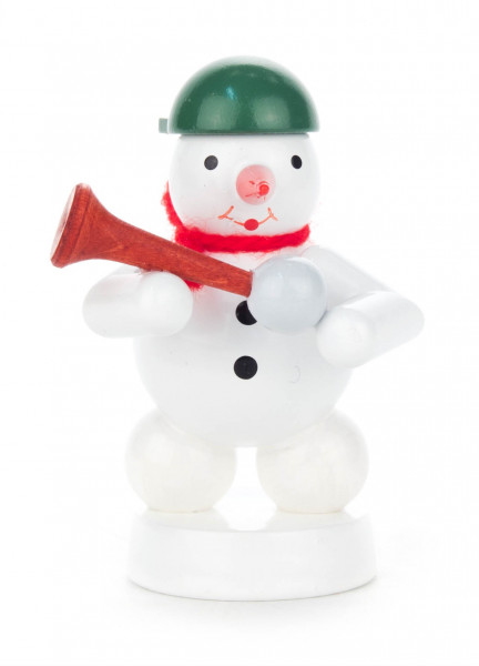 Dregeno Erzgebirge - Schneemann mit Hupe