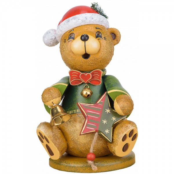 Hubrig Neuheit 2016 - Räuchermann Teddy Weihnachtsklaus, 20cm