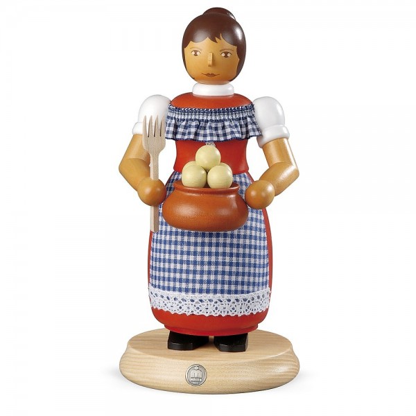 Müller Räuchermann groß Kloßfrau 24cm