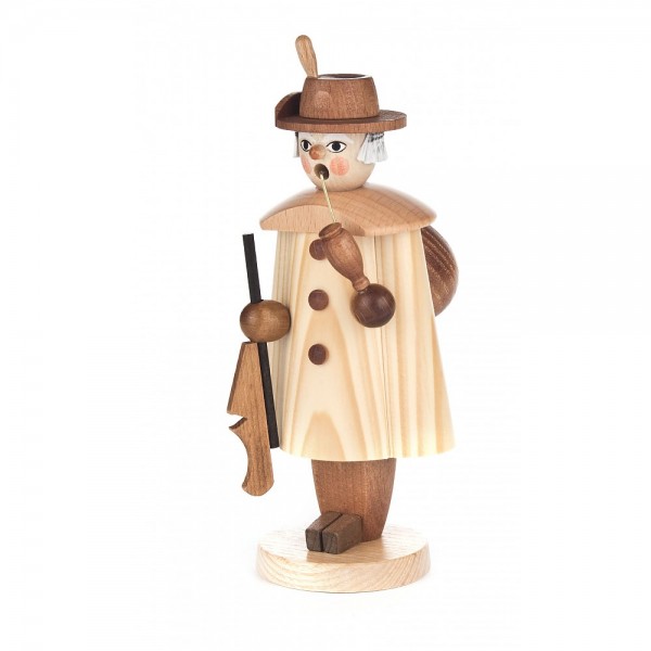 Dregeno Erzgebirge - Räuchermann Förster, natur - 19cm