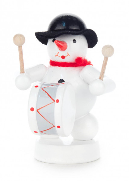 Dregeno Erzgebirge - Schneemann mit Pauke