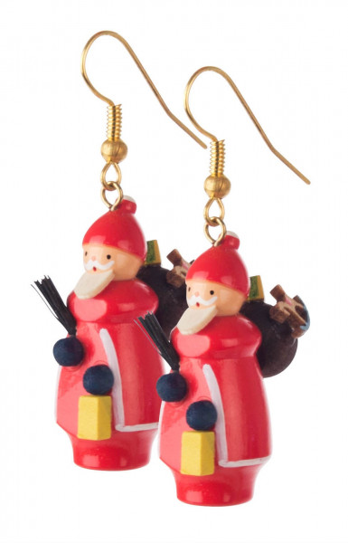 Dregeno Erzgebirge - Ohrringe »Weihnachtsmann«