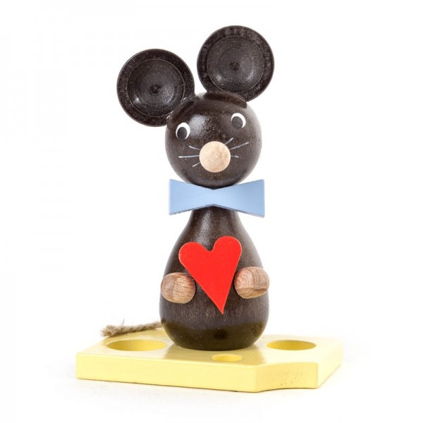 Dregeno Erzgebirge - Miniatur-Maus mit Herz