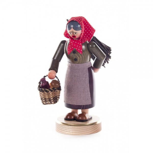 Dregeno Erzgebirge - Räucherfrau Buschweibl - 22cm