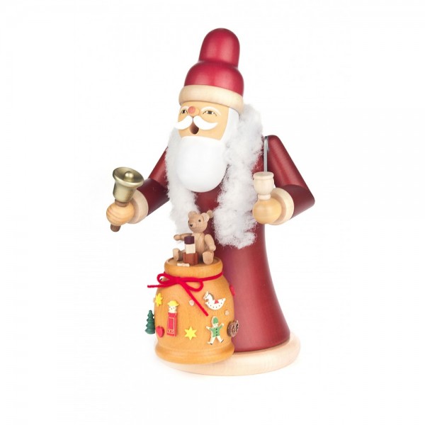 Dregeno Erzgebirge - Räuchermann Weihnachtsmann - 22cm