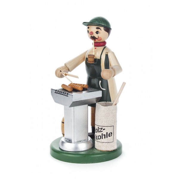 Dregeno Erzgebirge - Räuchermann Grillmeister - 18cm