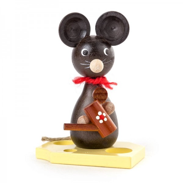 Dregeno Erzgebirge - Miniatur-Maus mit Gießkanne