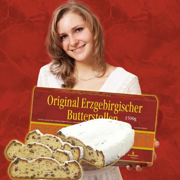 Original Erzgebirgischer Butterstollen 750 Gramm