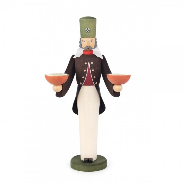 Dregeno Erzgebirge - Bergmann natur/lasiert - 28cm
