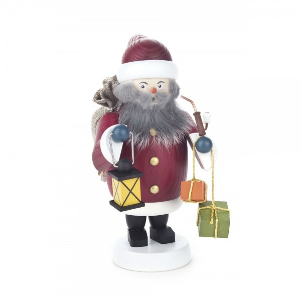 Dregeno Erzgebirge - Räuchermann Weihnachtsmann - 19cm