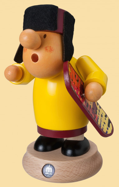 Räuchermann, Müllerchen® - Snowboarder, 12x16cm