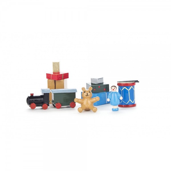 Dregeno Erzgebirge - Geschenke als Zubehör für den Weihnachtsbaum