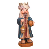 Hubrig Räuchermann Drei Heilige Könige Balthasar 35cm Hubrig Räuchermann Drei Heilige Könige Balthasar 35cm