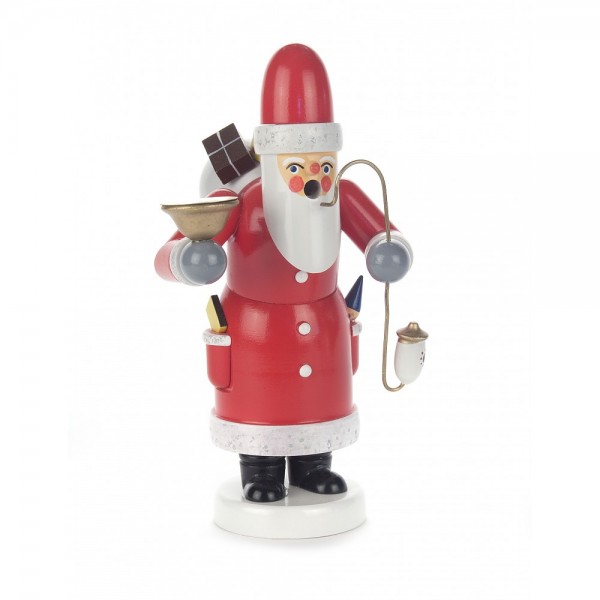 Dregeno Erzgebirge - Räuchermann Ruprecht mit Lichtertülle - 19cm