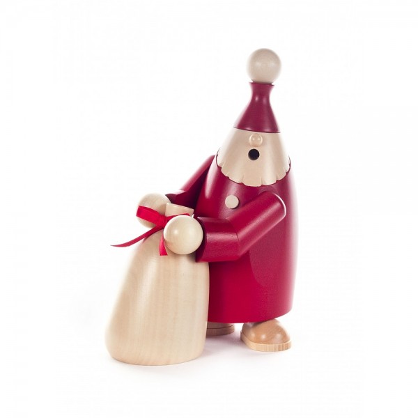 Dregeno Erzgebirge - Räucher-Wichtel Alex mit Sack, 17 cm