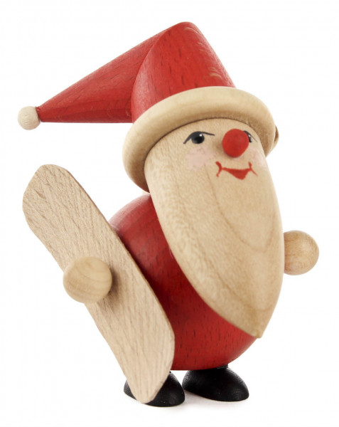 Dregeno Erzgebirge - Weihnachtsmann mit Snowboard
