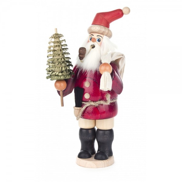 Dregeno Erzgebirge - Räuchermann Weihnachtsmann - 25cm