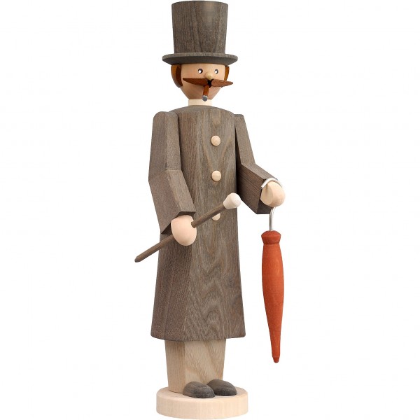 Seiffener Volkskunst Räucherfigur Die Langen - Gentleman 32cm