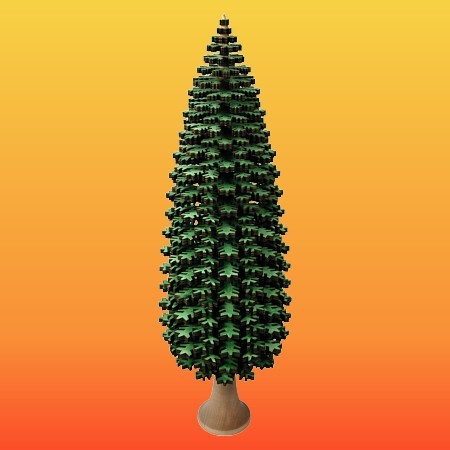 Lenk & Sohn Erzgebirgischer Schichtenbaum Nadelbaum 50cm grün