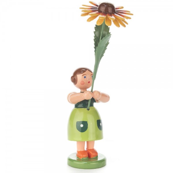 Dregeno Erzgebirge - Sommerblumenmädchen mit Kokardenblume