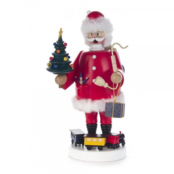 Dregeno Erzgebirge - Räuchermann Weihnachtsmann - 23cm