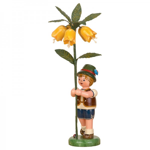 Hubrig Blumenkinder 17cm Junge mit Kaiserkrone