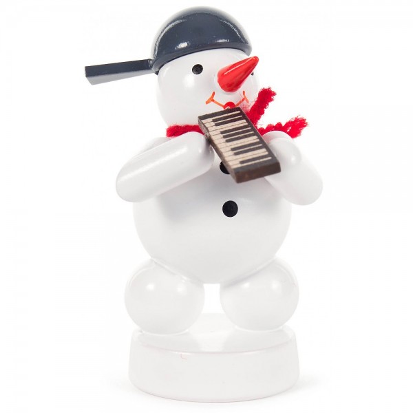 Dregeno Erzgebirge - Schneemann mit Melodika