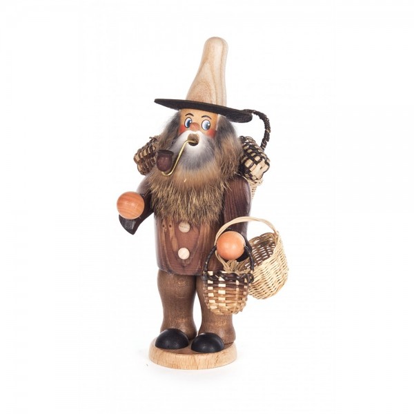 Dregeno Erzgebirge - Räuchermann Korbhändler - 20cm