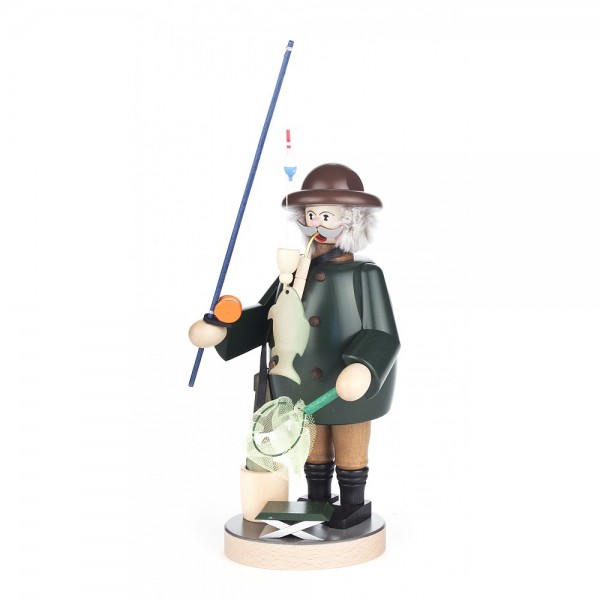 Dregeno Erzgebirge - Räuchermann Angler - 29cm