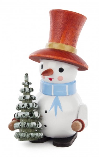 Dregeno Erzgebirge - Schneemann „Willy“ mit Baum