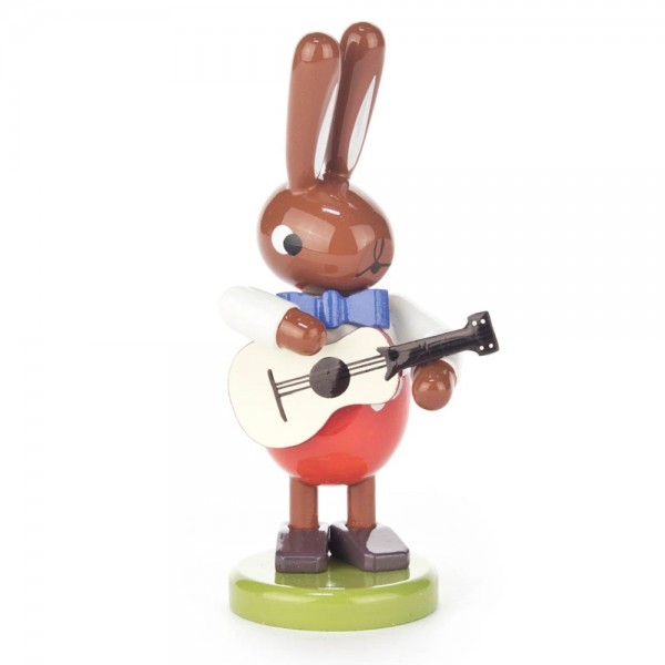 Dregeno Erzgebirge - Hase mit Gitarre, klein