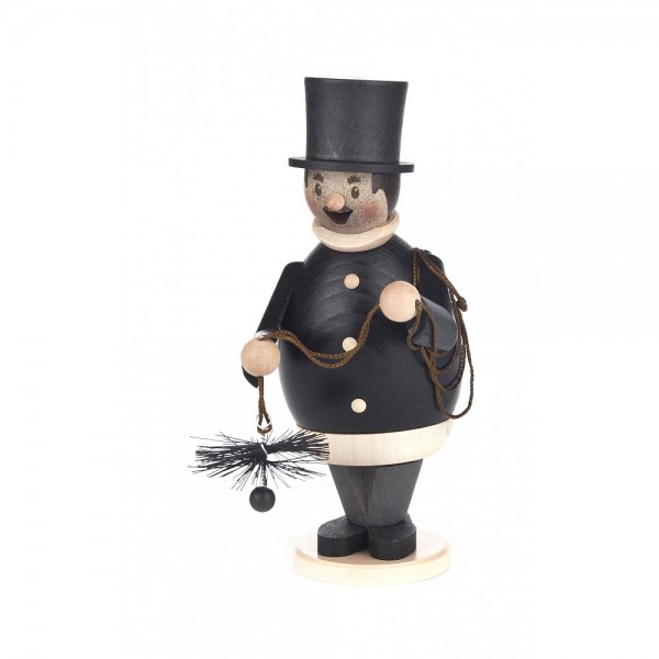 Dregeno Erzgebirge - Räuchermann-Serie Max - Schornsteinfeger - ca. 16cm