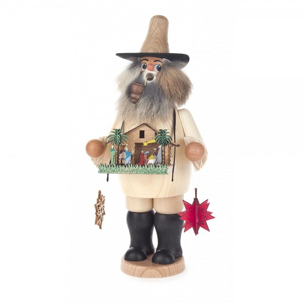 Dregeno Erzgebirge - Räuchermann Krippenhändler - 25cm