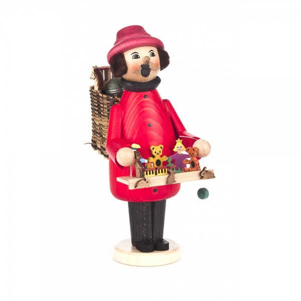 Dregeno Erzgebirge - Räuchermann Spielzeughändler - 17cm