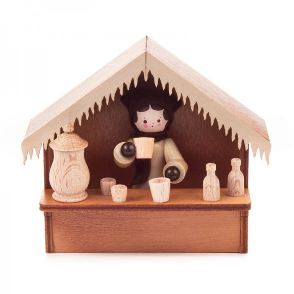 Dregeno Erzgebirge - Miniatur-Weihnachtsmarktbude Glühwein