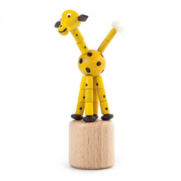 Dregeno Erzgebirge - Miniatur-Wackeltier Giraffe