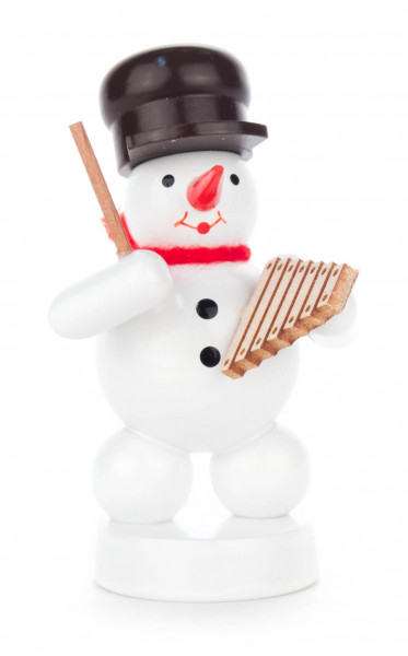 Dregeno Erzgebirge - Schneemann mit Xylophon