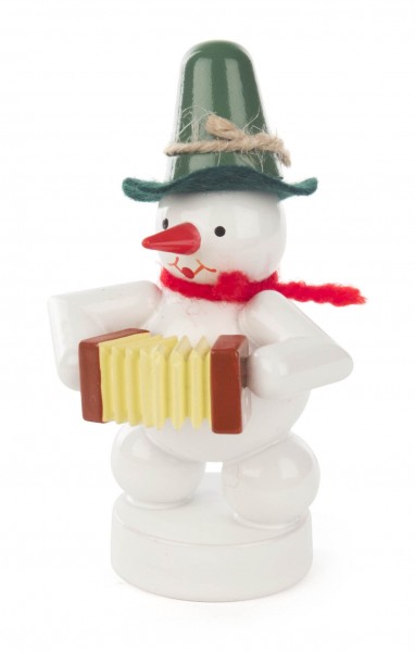 Dregeno Erzgebirge - Schneemann mit Concertina