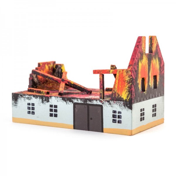 Dregeno Erzgebirge - Miniatur-Brandstätte Scheune