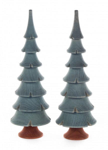 Dregeno Erzgebirge - Massivholzbäume grün, 14,5 cm (2)