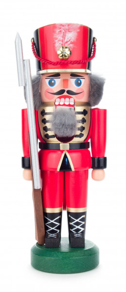 Dregeno Erzgebirge - Nussknacker Soldat rot, 22 cm