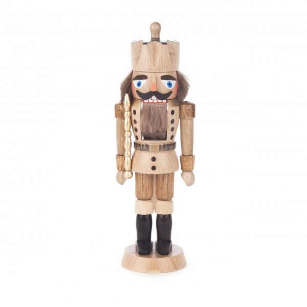 Dregeno Erzgebirge - Nussknacker König klein natur - 20cm