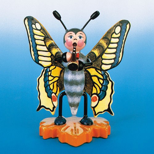 Hubrig Schmetterling Schwalbenschwanz mit Flöte