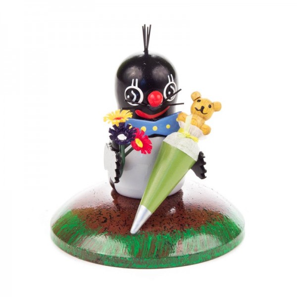 Dregeno Erzgebirge - Miniatur-Maulwurf mit Zuckertüte