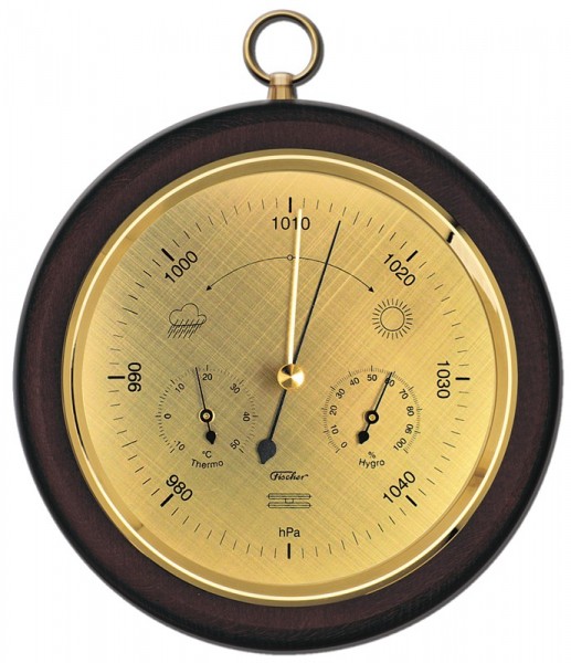 Fischer Barometer Pascal mit Thermometer und Hygrometer