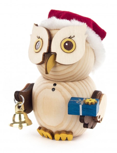 Dregeno Erzgebirge - Mini-Eule Weihnachtsmann