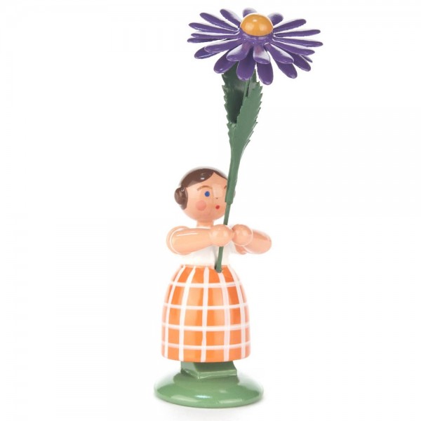 Dregeno Erzgebirge - Feld- und Wiesenblumenmädchen mit Aster