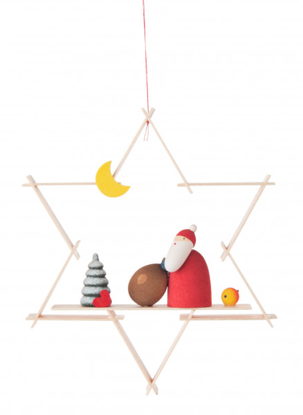 Dregeno Erzgebirge - Behang Weihnachtsmann