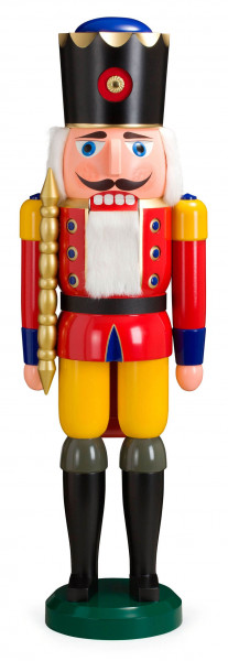 Dregeno Erzgebirge - Nussknacker König rot, 100 cm